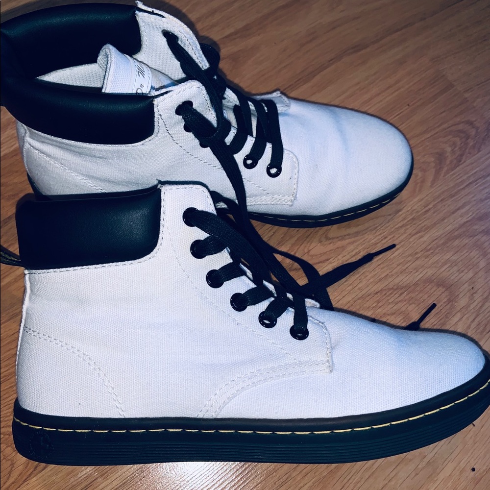Doc Marten’s white high tops